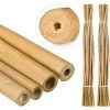 RELAXDAYS 50x Tiges En Bambou 150 Cm, En Bambou Naturel, Bâtons En Bambou Comme Tuteur Ou Décoration, Pour Bricoler, Nature -Accessoire de culture Soldes Boutique 45572901 1