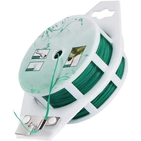 Liens Avec Cutte, Ligatures Pour Plantes De Jardin Fil Vert Twist Coated Plastique Souple Accessoires De Jardin Tie Fil Pour Le Jardinage, Maison, Bureau 100M Fontainebleau Vert 3 Liens Avec Cutte, Ligatures Pour Plantes De Jardin Fil Vert Twist Coated Plastique Souple Accessoires De Jardin Tie Fil Pour Le Jardinage, Maison, Bureau 100M Fontainebleau Vert