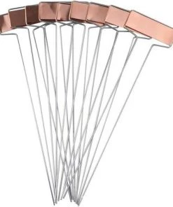 TINOR Lot De 35 étiquettes Pour Plantes - En Métal - En Acier Inoxydable - Étanche - Réutilisable