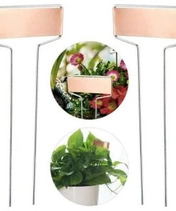 TINOR Lot De 35 étiquettes Pour Plantes - En Métal - En Acier Inoxydable - Étanche - Réutilisable -Accessoire de culture Soldes Boutique 48731929 4