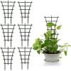 Support Pour Plantes Grimpantes, Mini Treillis De Jardin, Superposé - Support Pour Plantes Grimpantes En Pot,Starlight,6Pcs