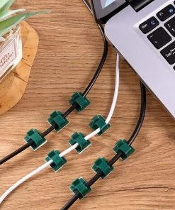 ALMI 100 Pièces Mini Clips De Câble Extérieurs Avec Ruban Adhésif Clips Câble Auto-Adhésifs Clips De Lumière De Décoration Clip De Porte-Câble Pour Noël Et Lumière De Fée (S. Vert Foncé) 11 ALMI 100 Pièces Mini Clips De Câble Extérieurs Avec Ruban Adhésif Clips Câble Auto-Adhésifs Clips De Lumière De Décoration Clip De Porte-Câble Pour Noël Et Lumière De Fée (S. Vert Foncé) -Accessoire de culture Soldes Boutique 51171946 5