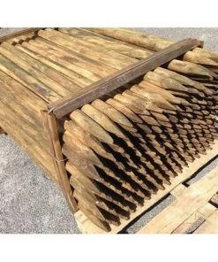 SUINGA Pack 10 X Tuteurs Pour Arbres Ø4 Cm X 180cm, Poteaux Bois Ronds Avec Piquets, Palissades, Piquets De Fixation, Piquets 9 SUINGA Pack 10 X Tuteurs Pour Arbres Ø4 Cm X 180cm, Poteaux Bois Ronds Avec Piquets, Palissades, Piquets De Fixation, Piquets -Accessoire de culture Soldes Boutique 51288953 4