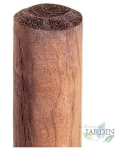 SUINGA Tuteur D'arbre Ø8 Cm X 200cm, Poteaux Bois Ronds, Palissades, Piquets De Fixation