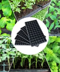 Plaques De Culture De 72 Cellules Bac à Semis Mini Serre Pour Semis Plateau De Germination Pour Emarrage Et Croissance Semence Macaron -Accessoire de culture Soldes Boutique 51376809 5