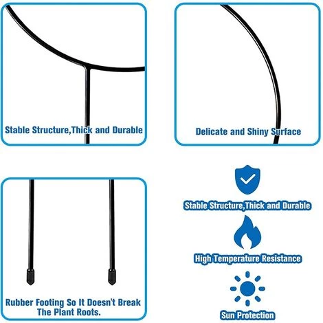 Treillis De Jardin En Métal Pour L'escalade De Plantes Support De Plante De Jardin Jardin Fil De Support De Fer à Grimper Tuteur Pour Végétaux Macaron 5 Treillis De Jardin En Métal Pour L'escalade De Plantes Support De Plante De Jardin Jardin Fil De Support De Fer à Grimper Tuteur Pour Végétaux Macaron – Image 3