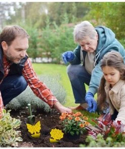 VERSAILLESFR 48Pcs Plug-in Piège à Mouches Plaques Jaunes Autocollant Jaune Plante De Protection Contre Les Pucerons, Les Mouches Des Feuilles Et La Vermine, Idéal Pour Les Plantes Sur Le Balcon Ou Dans Le Jardin, Versailles -Accessoire de culture Soldes Boutique 51451975 4