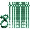 10 Pièces À Toute épreuve Attaches Végétales, 24cm Bretelles Ajustables Pour Arbres Liens Pour Plantes De Jardin Interlock Pour Le Support De Rosier Arbustif，Starlight -Accessoire de culture Soldes Boutique 51497983 1