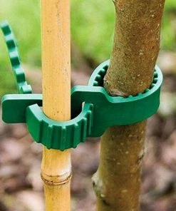 10 Pièces À Toute épreuve Attaches Végétales, 24cm Bretelles Ajustables Pour Arbres Liens Pour Plantes De Jardin Interlock Pour Le Support De Rosier Arbustif，Starlight -Accessoire de culture Soldes Boutique 51497983 3