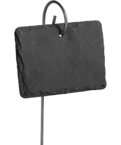 READCLY Ensemble De 10 étiquettes De Plantes En Ardoise Et Ardoise | Marqueurs De Plantes De Jardin | Étiquettes D'herbes | Accessoires De Serre | M&W