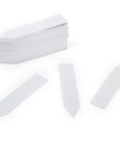 READCLY Marqueurs Etiquettes Plante De Pépinière Arbustes Semis Bouture Carte Tag Jardin Kit 100pcs 10*2cm Blanc