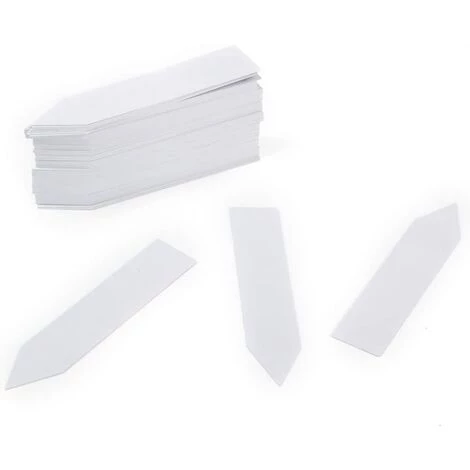 READCLY Marqueurs Etiquettes Plante De Pépinière Arbustes Semis Bouture Carte Tag Jardin Kit 100pcs 10*2cm Blanc 3 READCLY Marqueurs Etiquettes Plante De Pépinière Arbustes Semis Bouture Carte Tag Jardin Kit 100pcs 10*2cm Blanc