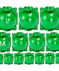 TINOR 14 Pièces Boîte D'Enracinement De Plante Balle De Propagation, Boîte De Greffage Boîte Boule De Propagation Haute Pression Dispositif D'enracinement Des Plantes (L+M+S, Vert)