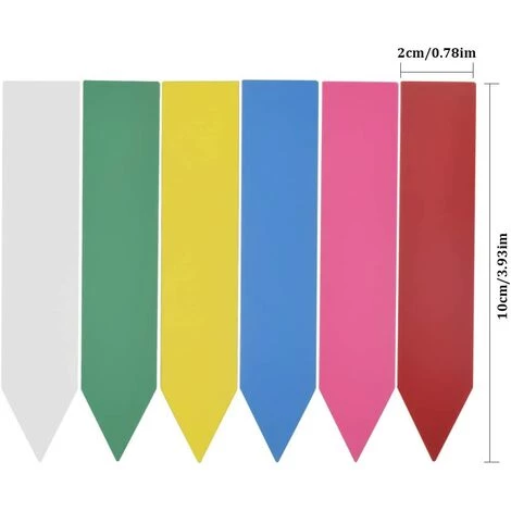 TINOR Étiquettes Pour Plante, 120 PCS 10 X 2 Cm Étiquettes De Jardinage, Marqueur De Jardin Plastique, Étiquettes De Jardin Imperméables, Marqueur Pépinière Imperméables En 6 Couleurs 4 TINOR Étiquettes Pour Plante, 120 PCS 10 X 2 Cm Étiquettes De Jardinage, Marqueur De Jardin Plastique, Étiquettes De Jardin Imperméables, Marqueur Pépinière Imperméables En 6 Couleurs – Image 2