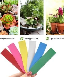 TINOR Étiquettes Pour Plante, 120 PCS 10 X 2 Cm Étiquettes De Jardinage, Marqueur De Jardin Plastique, Étiquettes De Jardin Imperméables, Marqueur Pépinière Imperméables En 6 Couleurs 11 TINOR Étiquettes Pour Plante, 120 PCS 10 X 2 Cm Étiquettes De Jardinage, Marqueur De Jardin Plastique, Étiquettes De Jardin Imperméables, Marqueur Pépinière Imperméables En 6 Couleurs -Accessoire de culture Soldes Boutique 52546939 5