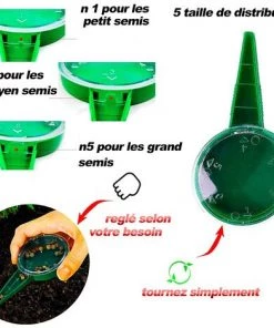 GUAZHUNIFR Kit Outil Jardinage Complet Pour Potager D'intérieur Semoir Outils De Transplantation Plantes Semis Semoir à Graines Guazhuni -Accessoire de culture Soldes Boutique 52691755 4