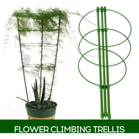 LIFCAUSAL Fleur Escalade Treillis Plante Tige Support Légumes Supports Support Jardin Fleur Support Pour Cour Jardin Intérieur Extérieur 4 LIFCAUSAL Fleur Escalade Treillis Plante Tige Support Légumes Supports Support Jardin Fleur Support Pour Cour Jardin Intérieur Extérieur – Image 2