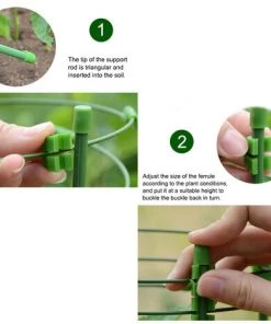 LIFCAUSAL Fleur Escalade Treillis Plante Tige Support Légumes Supports Support Jardin Fleur Support Pour Cour Jardin Intérieur Extérieur 10 LIFCAUSAL Fleur Escalade Treillis Plante Tige Support Légumes Supports Support Jardin Fleur Support Pour Cour Jardin Intérieur Extérieur -Accessoire de culture Soldes Boutique 52728400 4