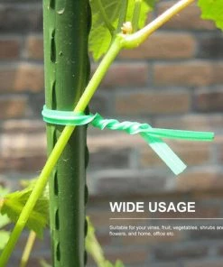 LIFCAUSAL Attaches Pour Plantes Attaches De Jardin Flexibles Réglables Attaches De Cable Pour Plantes Support De Plantes Attaches De Vigne Pour Fleur Vigne Légumes Tomates Cordons D'emballage 100PCS -Accessoire de culture Soldes Boutique 52728464 3