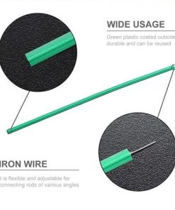 LIFCAUSAL Attaches Pour Plantes Attaches De Jardin Flexibles Réglables Attaches De Cable Pour Plantes Support De Plantes Attaches De Vigne Pour Fleur Vigne Légumes Tomates Cordons D'emballage 100PCS -Accessoire de culture Soldes Boutique 52728464 4