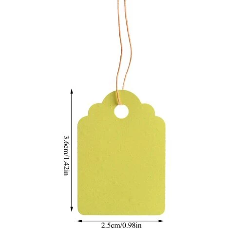 300Pcs Étiquette De Jardin En Plastique, Marqueurs Plantes Imperméables Réutilisables Pépinière Étiquettes Suspendues Avec Ligne Ficelle Pour Le Jardinage Green House Orchard,Blanc*100+Vert*100+Jaune*100 Macaron 4 300Pcs Étiquette De Jardin En Plastique, Marqueurs Plantes Imperméables Réutilisables Pépinière Étiquettes Suspendues Avec Ligne Ficelle Pour Le Jardinage Green House Orchard,Blanc*100+Vert*100+Jaune*100 Macaron – Image 2