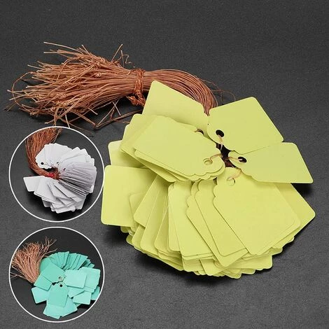 300Pcs Étiquette De Jardin En Plastique, Marqueurs Plantes Imperméables Réutilisables Pépinière Étiquettes Suspendues Avec Ligne Ficelle Pour Le Jardinage Green House Orchard,Blanc*100+Vert*100+Jaune*100 Macaron 6 300Pcs Étiquette De Jardin En Plastique, Marqueurs Plantes Imperméables Réutilisables Pépinière Étiquettes Suspendues Avec Ligne Ficelle Pour Le Jardinage Green House Orchard,Blanc*100+Vert*100+Jaune*100 Macaron – Image 4