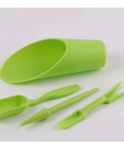 Semoir Manuel - Jardin - Lot De Précision - Semer - Semis Déracinés - Culture Potager 4 Pièces,1 Jeu De 4 Pièces, Vert, (seau * 1 + Pelle Pelle * 1 + Déménageur De Semis * 1 + élévateur De Semis * 1) Macaron