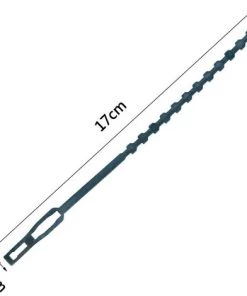 TINOR 50 Pièce Attache Et Soutien Réglable Pour Plantes, 170 Mm X 8 Mm Vert Foncé -Accessoire de culture Soldes Boutique 53350712 5