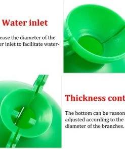 DECKON Boîte D'Enracinement De Plante Balle De Propagation Boîte à Racines De Plantes De Jardin Assistée Par Dispositif De Greffage Contrôleur De Racine De Coupe Et De Racine Botanique, S, Vert (20 Pièces) -Accessoire de culture Soldes Boutique 53921384 3