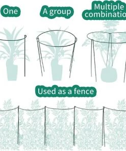 KARTOKNER 6x Tuteurs Pour Plantes, Piquets Verts Demi-Ronds Support Pour Plantes Support Plante,Aidez Vos Plantes à Pousser - Anneau De Support De Plante Pieux à Hortensias,Pivoines,Plantes Vivaces(25cmx40cm) 10 KARTOKNER 6x Tuteurs Pour Plantes, Piquets Verts Demi-Ronds Support Pour Plantes Support Plante,Aidez Vos Plantes à Pousser - Anneau De Support De Plante Pieux à Hortensias,Pivoines,Plantes Vivaces(25cmx40cm) -Accessoire de culture Soldes Boutique 54071421 4