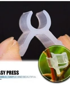 Kartokner 100 Pièces De Clips De Fixation De Greffe De Plantes, Stables, Durables Et Coupe-Vent, Adaptées Aux Semis De 2,2 À 4,5 Mm,4Mm/100Pcs -Accessoire de culture Soldes Boutique 54073992 4