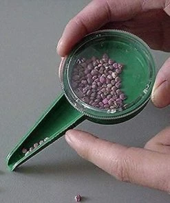 BARES 2 PCS Jardin Distributeur De Semences Semeur Planteur Graines Cadran 5 Réglages Différents Semoir Jardinage Outils