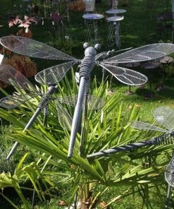 LA GRANDE PRAIRIE Tuteur Mobile Jardin Libellule 153x41x55cm