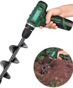 HKLFFJA Lot De 2 Mèches Pour Tarière, Antidérapantes, Pour Plantes En Spirale, Plantes De Jardin Et Plantes à Fleurs - Pour Semis Et Massifs - 4,1 X 22,9 Cm - Pour Foreuse Hexagonale 9,5 Mm -Accessoire de culture Soldes Boutique 54993087 3