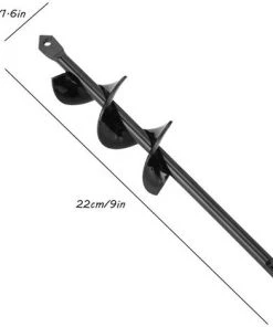 HKLFFJA Lot De 2 Mèches Pour Tarière, Antidérapantes, Pour Plantes En Spirale, Plantes De Jardin Et Plantes à Fleurs - Pour Semis Et Massifs - 4,1 X 22,9 Cm - Pour Foreuse Hexagonale 9,5 Mm -Accessoire de culture Soldes Boutique 54993087 4