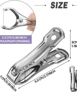 Lot De 20 Agrafe De Serre -Triomphe Clips De Jardin En Acier Inoxydable, Clips Pour Plantes, Support Pour Plantes, Pinces à Linge, Forte Adhérence, 5,5 X 1cm 8 Lot De 20 Agrafe De Serre -Triomphe Clips De Jardin En Acier Inoxydable, Clips Pour Plantes, Support Pour Plantes, Pinces à Linge, Forte Adhérence, 5,5 X 1cm -Accessoire de culture Soldes Boutique 55213034 2