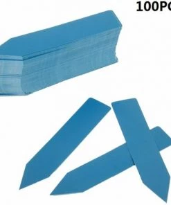 THSINDE Lot De 100 étiquettes En Plastique Pour Plantes, Étiquette De Jardin Signes Plante Label Plantes Balises Durables De Marqueurs De Jardin Imperméables étiquettes De Semis Blue -Accessoire de culture Soldes Boutique 55491914 5