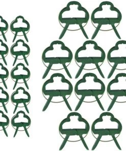 PETITES ECREVISSES 100 Pcs Clips à Plantes Attache Tomates Reutilisable Pour Fixer Plantes Grimpantes - S