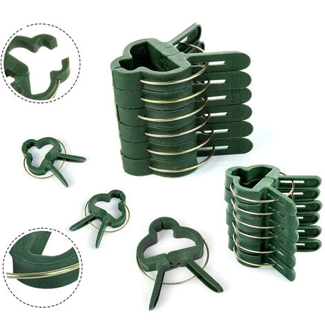 PETITES ECREVISSES 100 Pcs Clips à Plantes Attache Tomates Reutilisable Pour Fixer Plantes Grimpantes - S 4 PETITES ECREVISSES 100 Pcs Clips à Plantes Attache Tomates Reutilisable Pour Fixer Plantes Grimpantes - S – Image 2