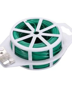 PETITES ECREVISSES 100m Attaches Pour Plantes De Jardin Fil De Fer De Greffe De Plantes Polyvalent - Vert