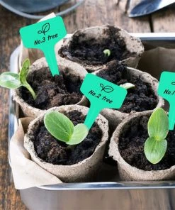 PETITES ECREVISSES 100x Étiquettes Plantes De Jardin En Plastique Etiquette Semis De 6x10cm Pour Potager Serre - Vert -Accessoire de culture Soldes Boutique 55495927 4
