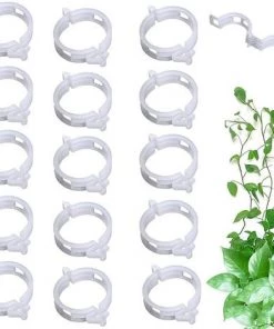 PETITES ECREVISSES 100 Pcs Clips à Plantes De Jardin En Plastique Attache Tomates Reutilisable Pour Plantes Grimpantes