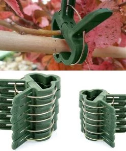 PETITES ECREVISSES 100 Pcs Clips à Plantes Attache Tomates Reutilisable Pour Fixer Plantes Grimpantes - S+L