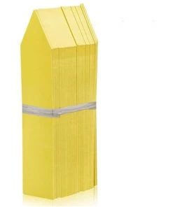 PETITES ECREVISSES 100 Pièces Étiquettes Pour Plantes De Jardin En Plastique Etiquette Semis De 2x10cm - Jaune