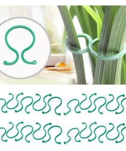 PETITES ECREVISSES 200 Pièces Clips De Jardin Pince Attache Tomates Reutilisable Pour Plantes Grimpantes - S