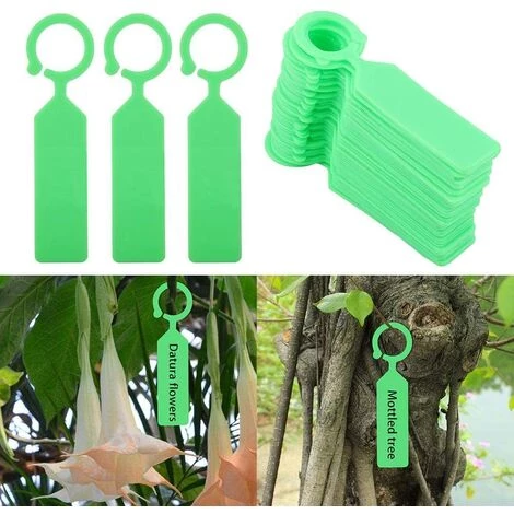 50pcs Étiquettes Marque Plantes Plastique Arbre De La Plante Imperméable Tags Jardin En Plastique épais étiquettes Suspendues Étiquettes De Plantes De Fleurs(vert),Irisfr 6 50pcs Étiquettes Marque Plantes Plastique Arbre De La Plante Imperméable Tags Jardin En Plastique épais étiquettes Suspendues Étiquettes De Plantes De Fleurs(vert),Irisfr – Image 4
