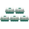 Fei Yu Lot De 5 Bac à Semis, Mini Serre Pour Semis, Plateaux De Culture Avec Couvercle, Propagateur Jardin Pour Démarrage Et Croissance Semence, Germination Serre Durables - 60 Cellules Style A -Accessoire de culture Soldes Boutique 55599785 1