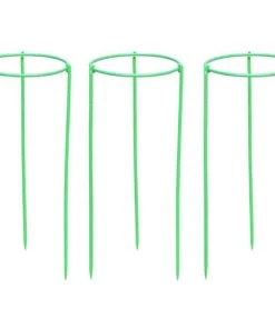 TANCYCO Support De Plantes De Jardin, Support De Plantes Support Fixe Pour Plantes Cages De Support De Plantes, Anneaux De Support De Plantes De Jardin Cadre D'Escalade, 12CM 3 Packs