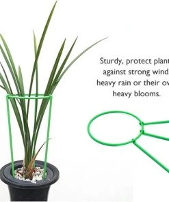 TANCYCO Support De Plantes De Jardin, Support De Plantes Support Fixe Pour Plantes Cages De Support De Plantes, Anneaux De Support De Plantes De Jardin Cadre D'Escalade, 12CM 3 Packs -Accessoire de culture Soldes Boutique 55764201 3