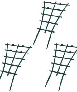 TANCYCO Supports Pour Plantes Grimpantes, Treillis De Jardin, Poteaux De Jardin, Support De Tige De Plante En Plastique Superposé, Outils De Cour Bricolage, 3 Paquets
